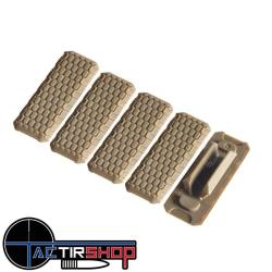 Couvre M-lok Strike Industries / M-LOK Cover V2 FDE (5-pi&egrave;ces)
