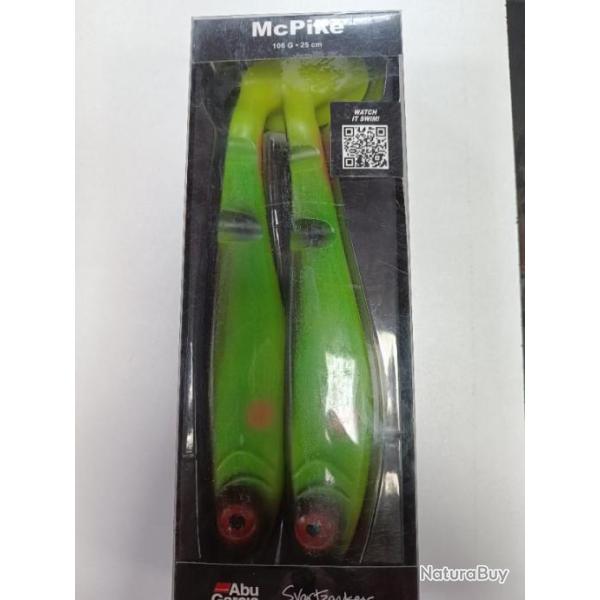 !!! Leurre souple ABU GARCIA MC PIKE 25CM !!! COLORIS : L