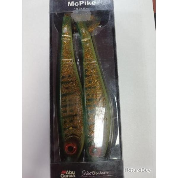 !!! Leurre souple ABU GARCIA MC PIKE 25CM !!! COLORIS : T
