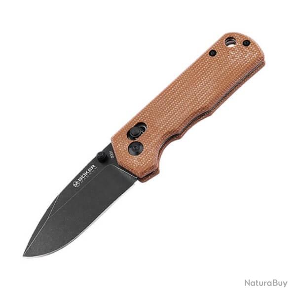 couteau pliant Boker Magnum Rockstub Brown micarta