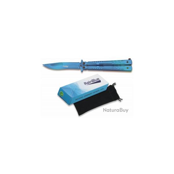 Couteau papillon Rainblue - Lame 10 cm
