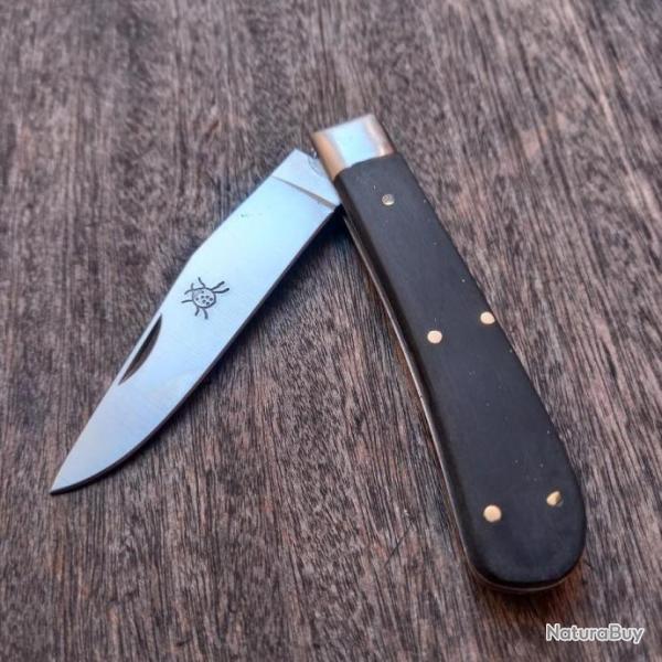 Couteau YATAGUAN Collection COCCINELLE Manche en �B�NE avec Poncetage