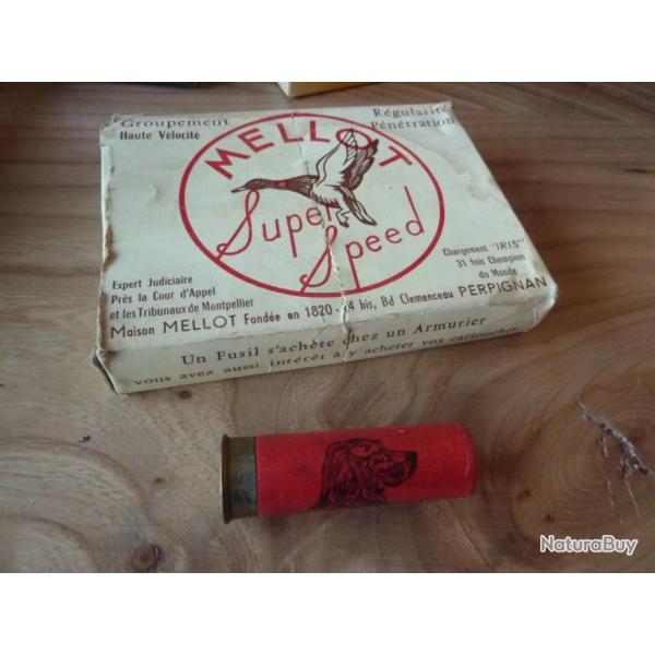 1 bo�te de 10 cartouches collection MELLOT cal.16