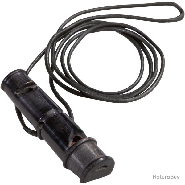 Sifflet pour chien en corne de buffle