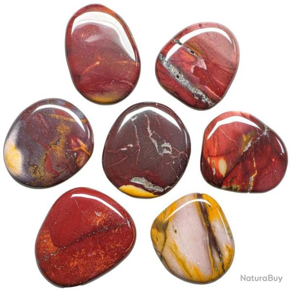 Galet plat jaspe mookite - A l'unit�