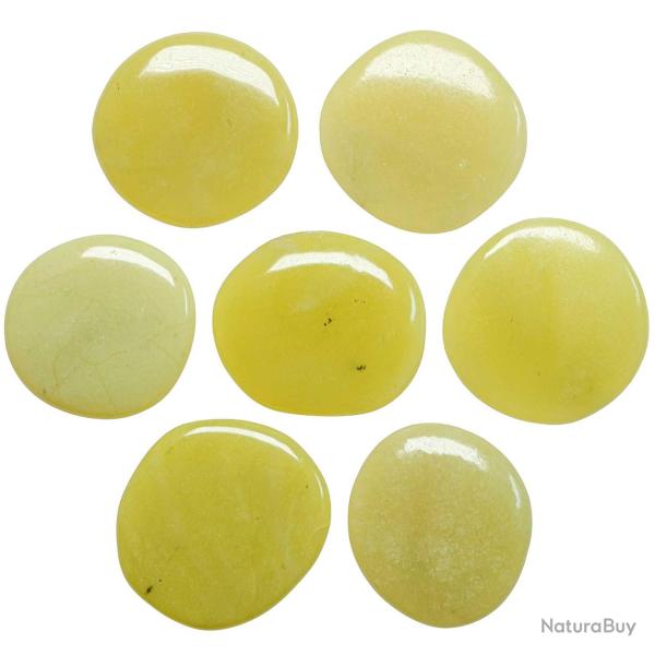 Galet plat serpentine de Chine - A l'unit�