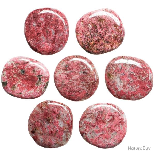 Galet plat thulite - A l'unit�