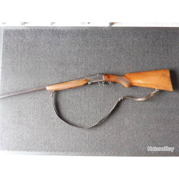 ANCIEN ET  JOLI FUSIL MONOBLOC  BERETTA  CALIBRE 16  MONO COUP
