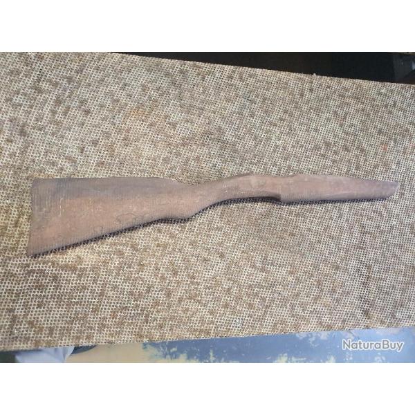 �bauche " d'�poque" de crosse de carabine syst�me WARNANT