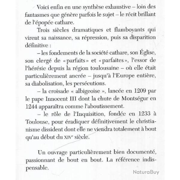 histoire des cathares , h�r�sie,croisade, inquisition du XIe au XIVe si�cles de michel roquebert