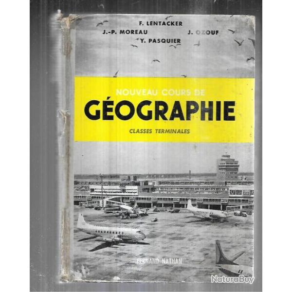 g�ographie classes terminales 1958 ozouf, moreau, pasquier Scolaire ancien