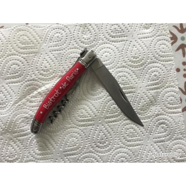 Vends couteaux pliants BISTROT de PARIS