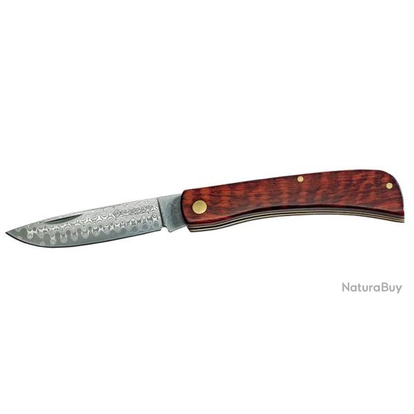 Couteau pliant BOKER-MAGNUM , Mod�le: Snake Rangebuster Damascus 67mm.