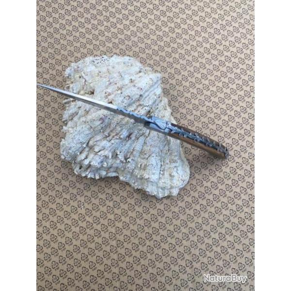 LGUIOLE BAROQUE AVEC BOITE CADEAU AVEC HOUSSE CUIR  15