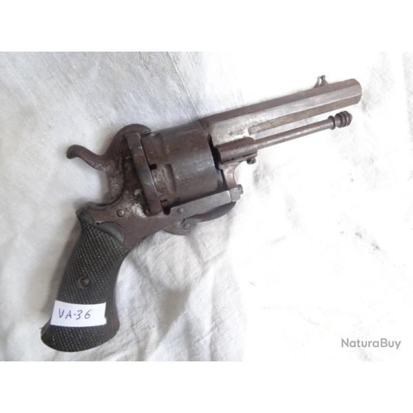 VA36) lot =  rare r�volver a broches = 6 coups  cal 9 mms