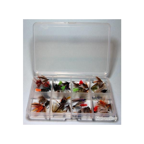 LOT DE MOUCHES ARTIFICIELLES 40 NOYEES