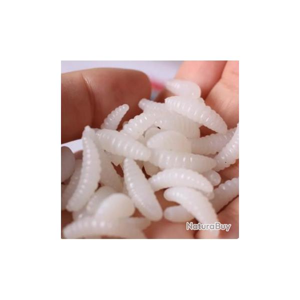 lot 50 leurres blancs