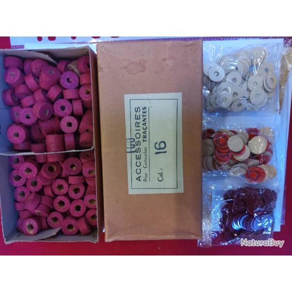 Rarissime boite accessoire de fabrication cartouches cal 16 tracantes