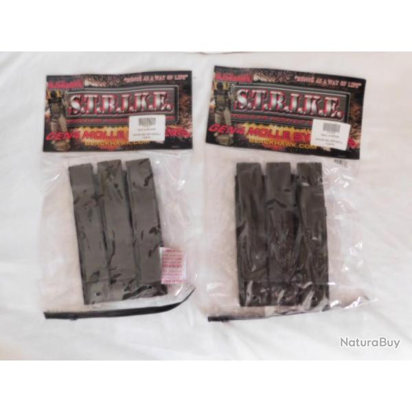 COMMANDOS MARINE FORCES SPECIALES BLACKHAWK / 2 POCHES HK MP5 TRIPLE VERTE NEUF