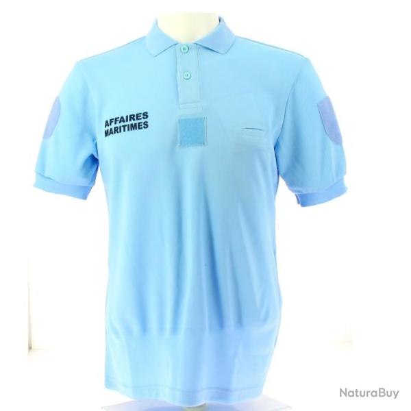 Polo Bleu Ciel manches courtes AFFAIRES MARITIMES
