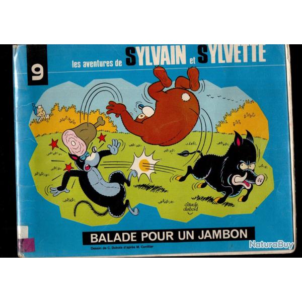sylvain et sylvette lot de 7 exemplaires + KDO