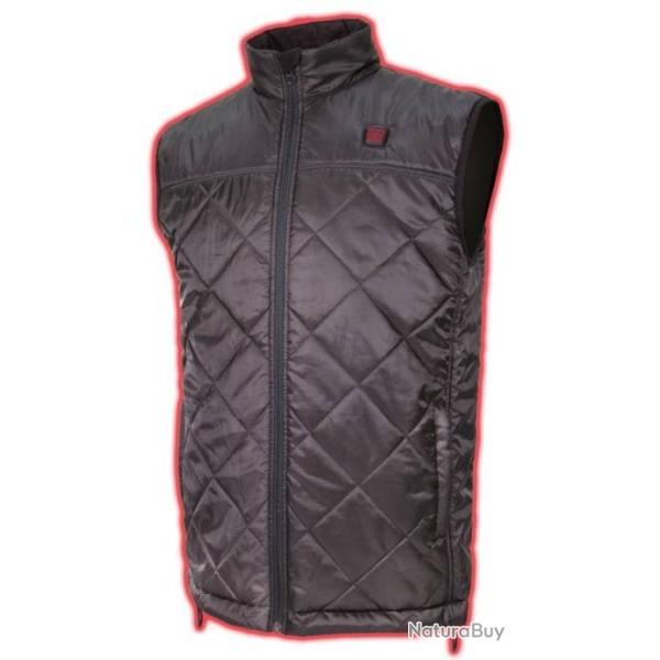 Gilet chauffant Ripstop nouvelle g�n�ration. Thermo Noir