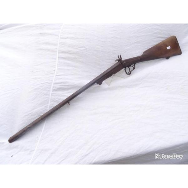 Va-104 ) rare fusil a broches  de femme , a platines , petit  calibre 24