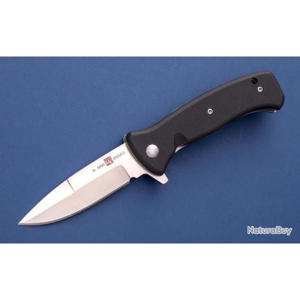 Couteau Al Mar Mini SERE 2020 A/O Lame Talon Acier D2 Satin Manche G10 Liner Lock Clip AMK2200