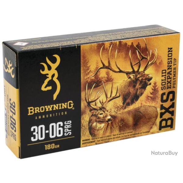 CART. BROWNING BXS CAL. .30-06 180GR 11,66G BTE 20