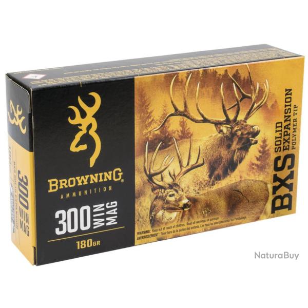 CART. BROWNING BXS CAL. .300 WIN MAGNUM 180GR 11,66G BTE 20
