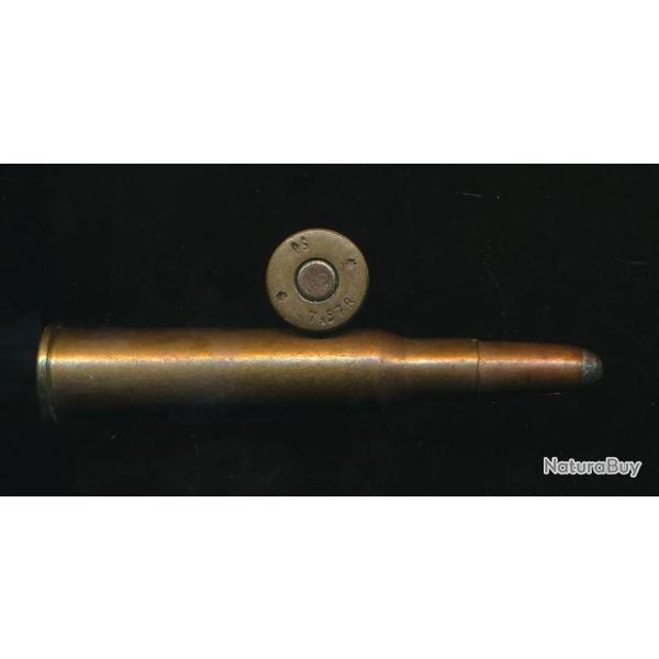 (11184) UNE CARTOUCHE DE CHASSE 7x57 R  Tch�que soft point x