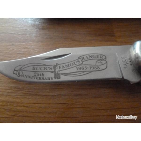 couteau BUCK 25eme anniversaire
