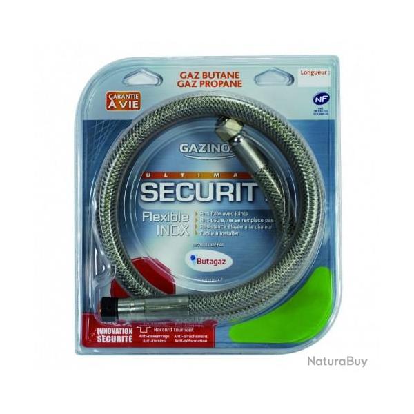 TUYAU GAZ EN INOX 1.50 M (Gaz Bouteille)