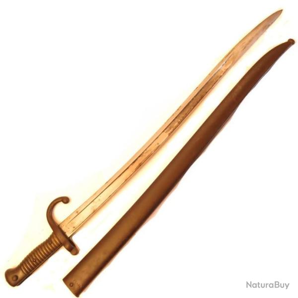 Sabre baionnette Chassepot Mod�le 1866 m�me num�ro Ref Ch 856