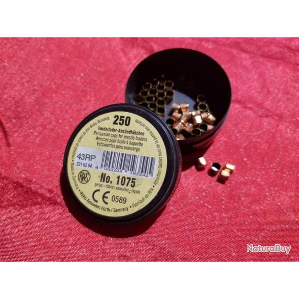 50 amorces 1075 pour arme  poudre noire