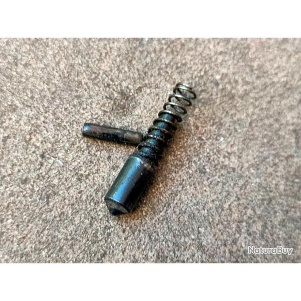 Pion d'axe de barillet pour revolver Manurhin MR73 avec son ressort et son axe
