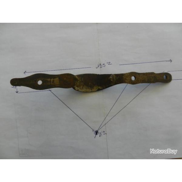 pontet en bronze pour fusil ancien