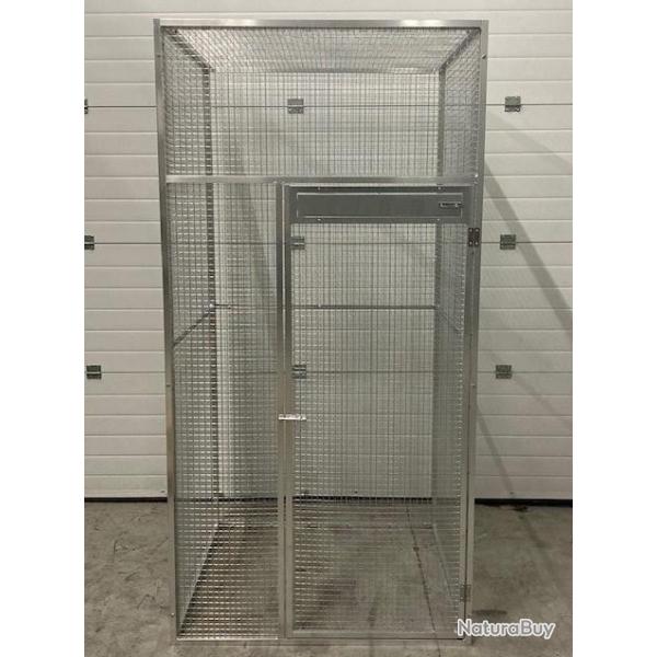 Voli�re GEANTE 1x1x2m cage oiseaux jardin voli�re ins�parable perruche calopsitte cielterre-commerce