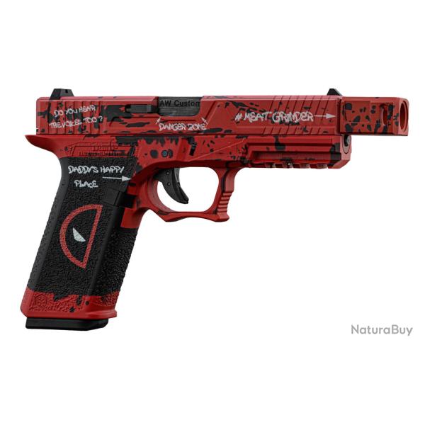 R�plique Airsoft GBB VX7302 DP rouge et noir