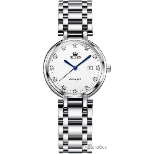 Montre Femme Mode Or Rose Slim Acier Inoxydable Imperm�able Quartz Montre pour Femme