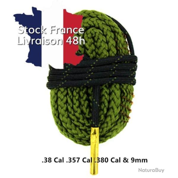 Cordon de nettoyage Boresnake calibre 9mm 38 special 357 magnum - Envoi rapide depuis la France