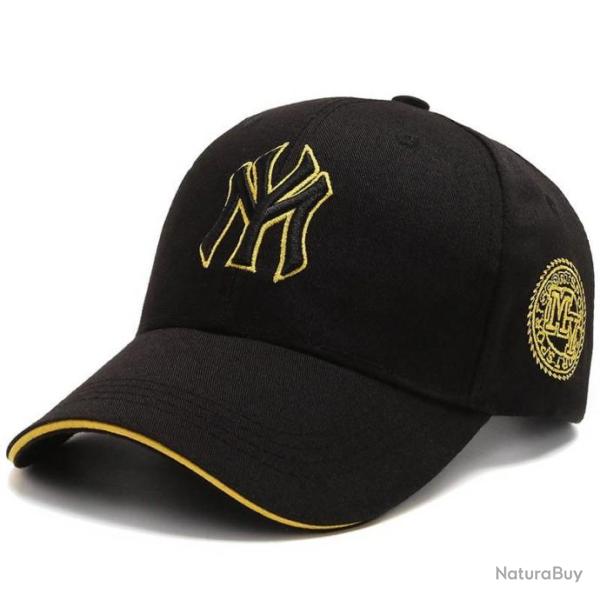 Casquette Unisexe Pare-soleil Baseball Cap MY Sport Taille ajustable Noir