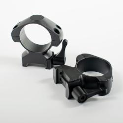 Colliers en acier 30 MM pour rail Weaver/Picatinny &agrave; profil &eacute;lev&eacute;