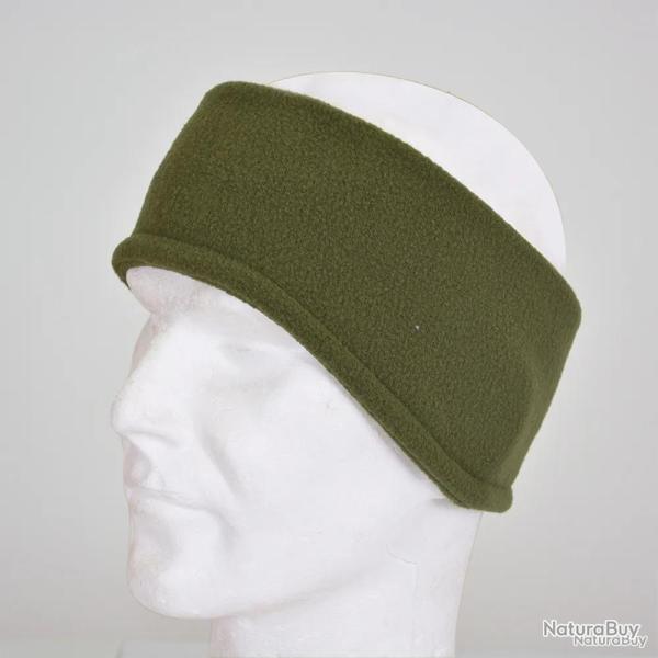 Prot�ge oreilles confort �pais polyester polaire kaki