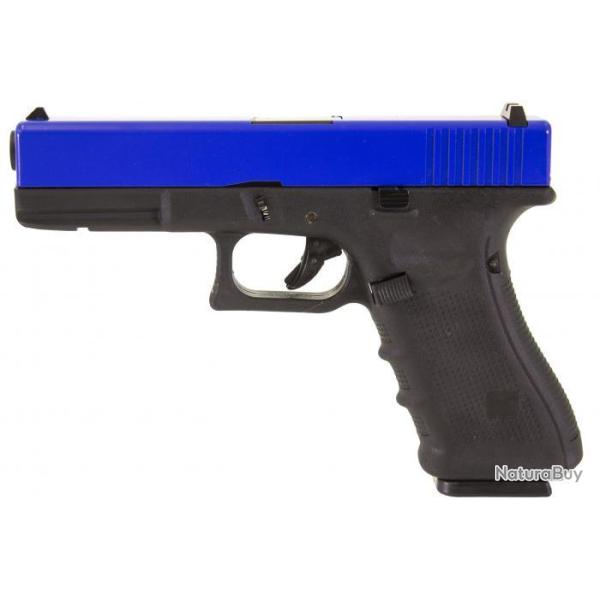 R�plique Airsoft GBB Raven EU7 Noir/Bleu Cal.6mm