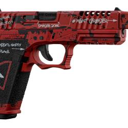 R&eacute;plique Airsoft GBB VX7102 DP rouge et noir Cal.6mm