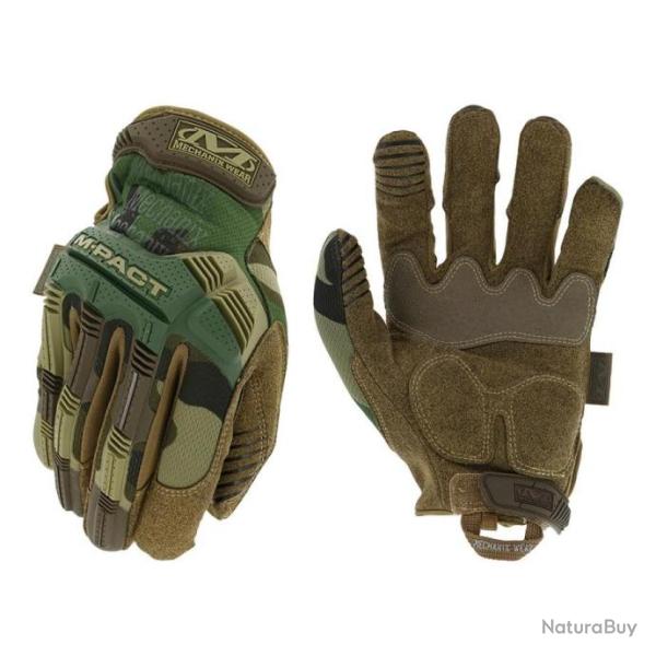 Gants M-Pact woodland taille L | Mechanix (0857 0016)