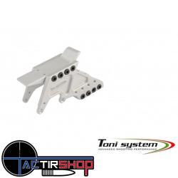Montage multi point rouge Toni System Scope mount for multiple red dot Glock 17/34 gen 4 Silver