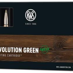 Cartouches RWS Evo Green calibre 30.06 139 gr 9g