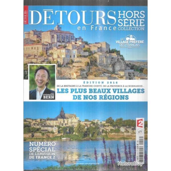D�tours en france hors s�rie 8 les plus beaux villages de nos r�gions �dition 2016